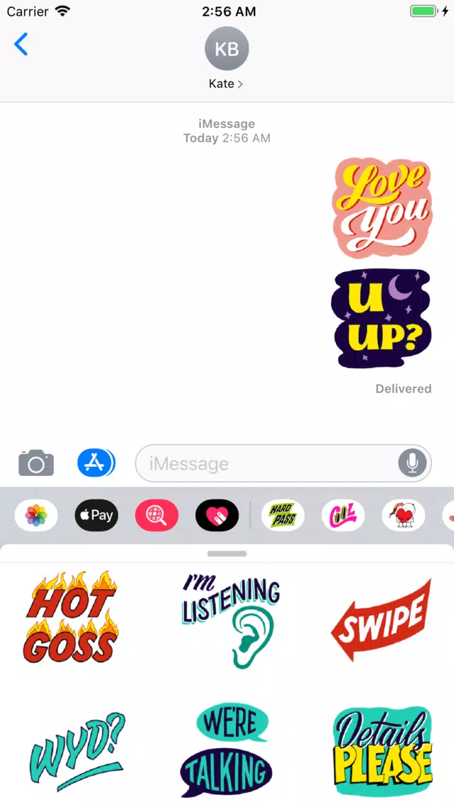 Capturas de pantalla de Text Trends Social Sticker Emo