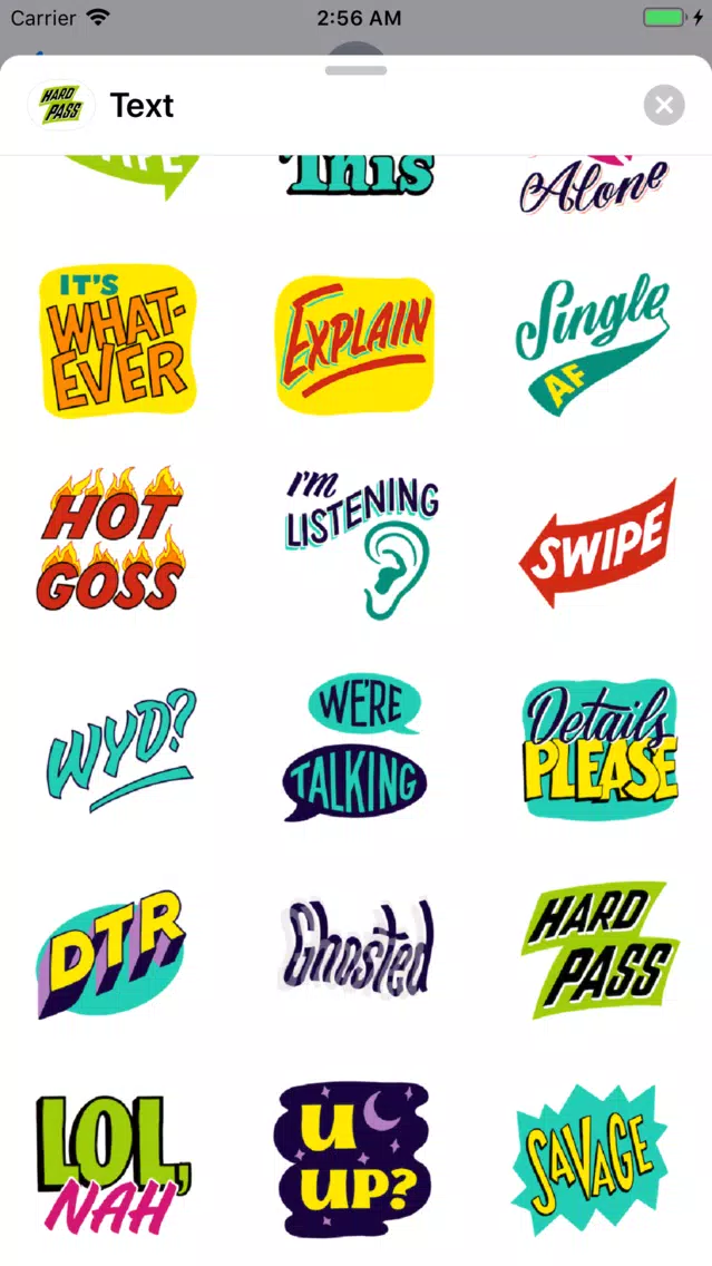 Capturas de pantalla de Text Trends Social Sticker Emo
