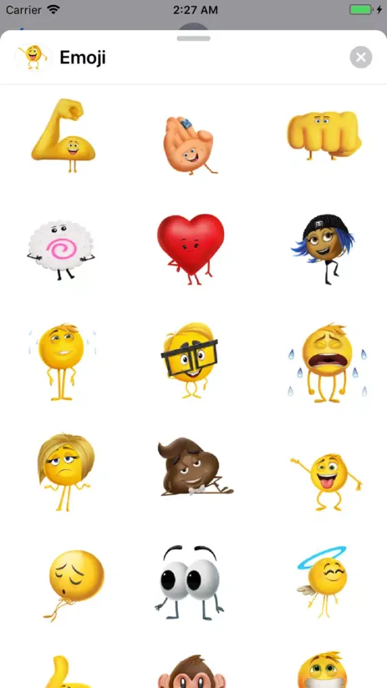 Naughty & Funny Emojis Sticker 스크린샷