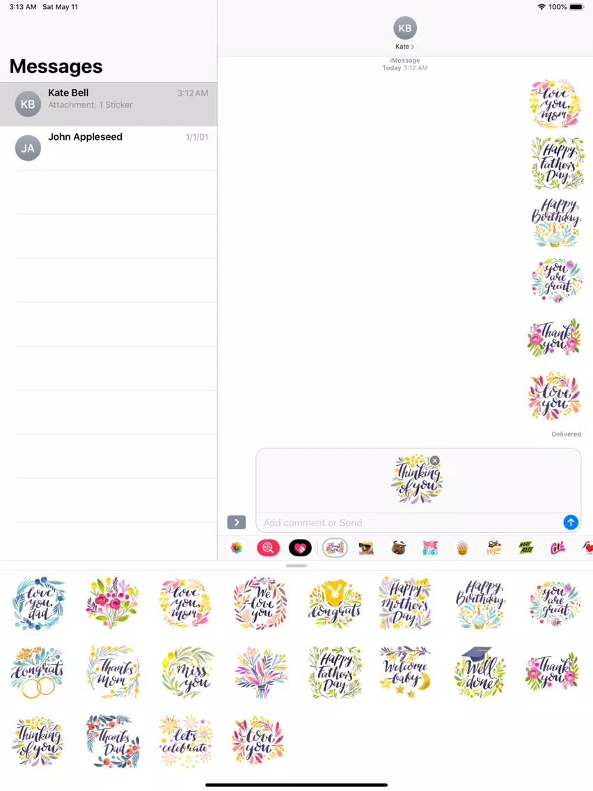 Floral Wishes & Greetings Pack iPad 应用截图