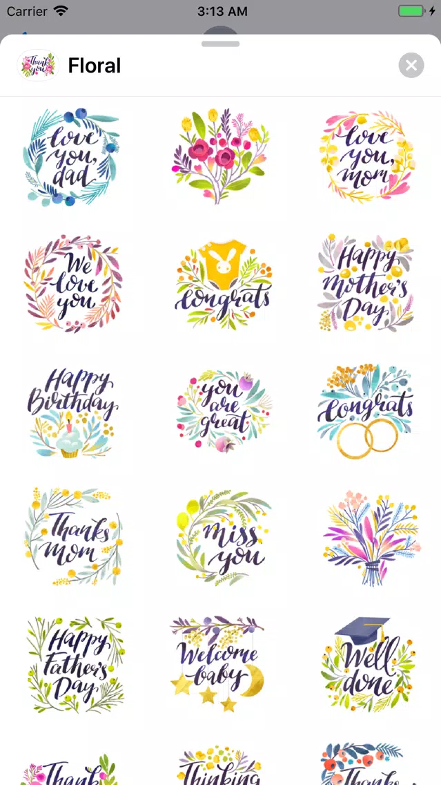 Floral Wishes & Greetings Pack应用截图
