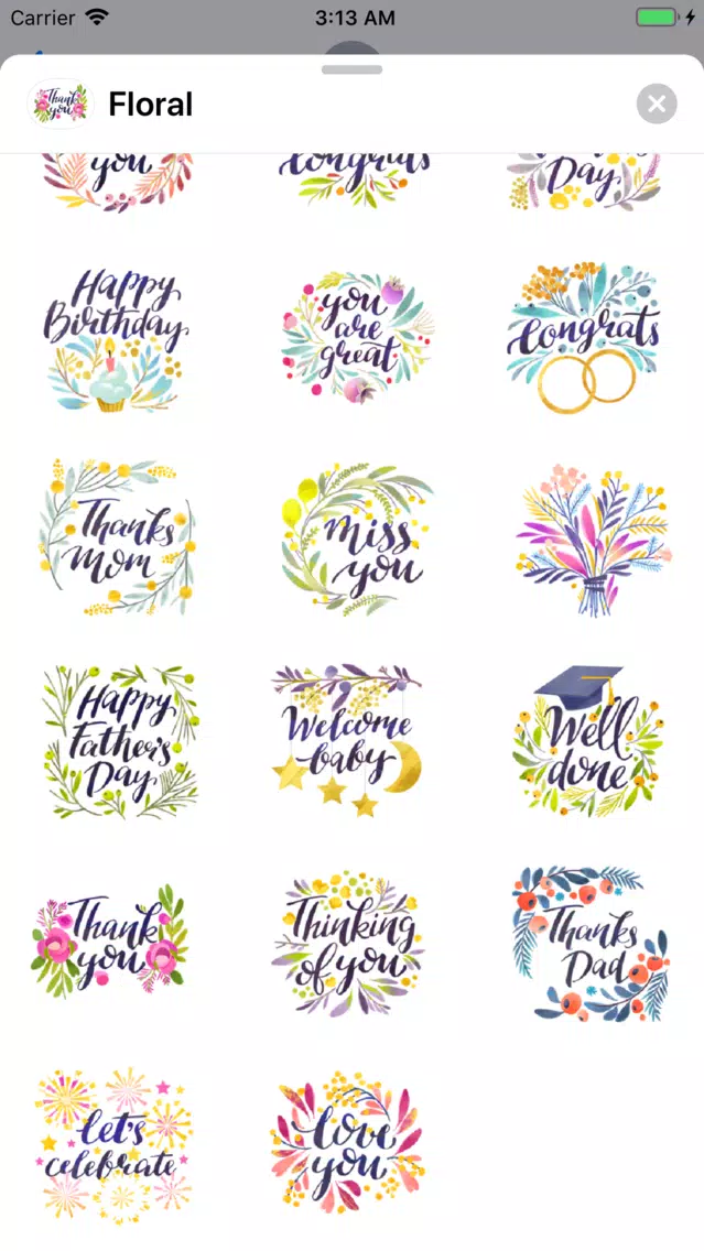 Floral Wishes & Greetings Pack应用截图