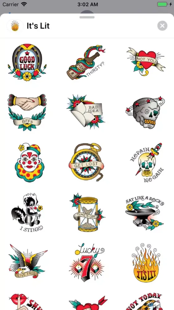 Screenshot di It's Lit Trending Sticker Pack