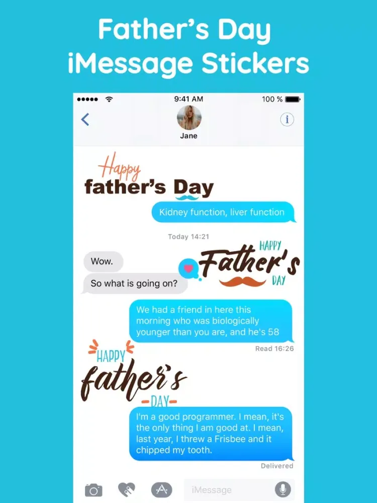 Screenshot di Happy Father's Day Cards Wish iPad 