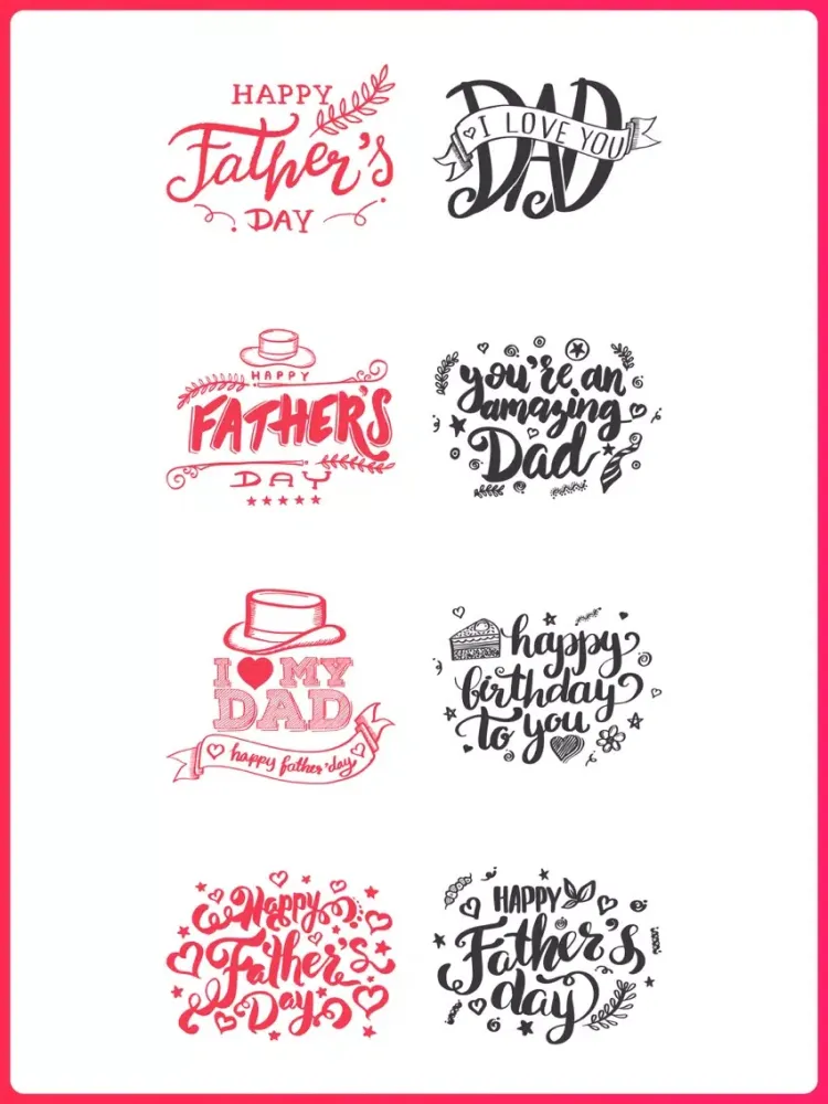 Happy Father's Day Emoji App iPad  Screenshots