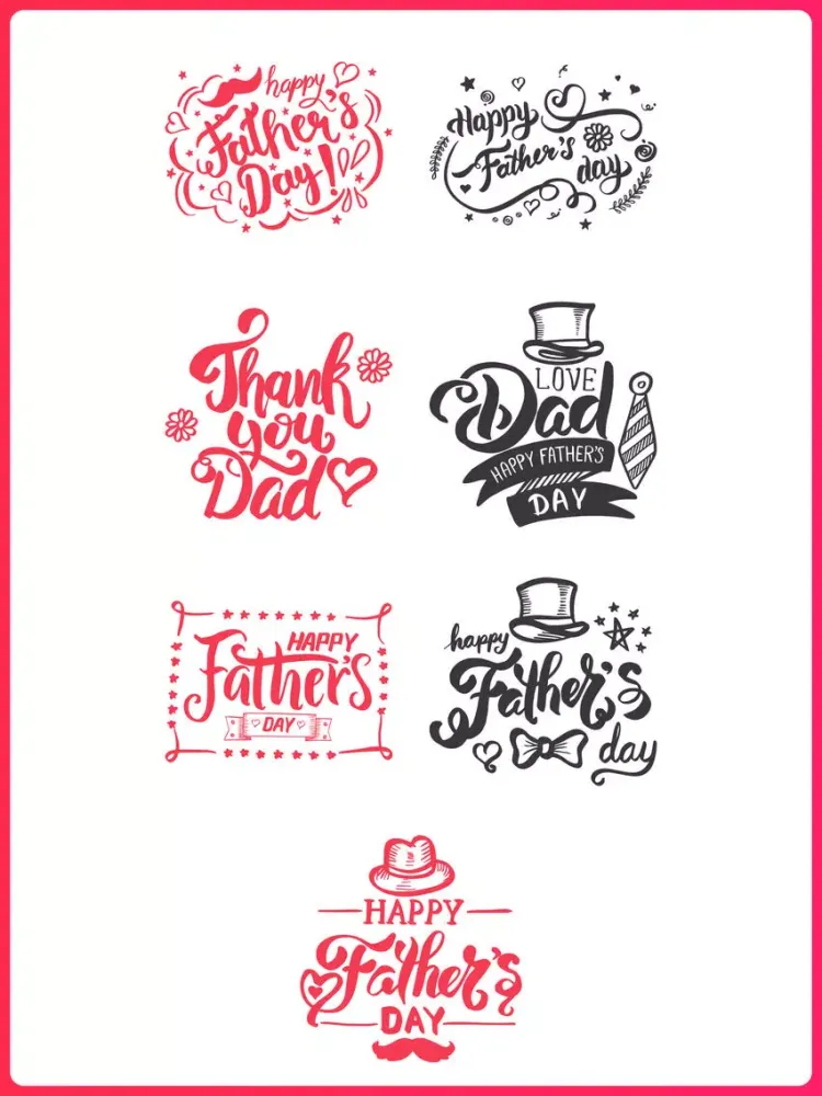 Happy Father's Day Emoji App iPad  Screenshots