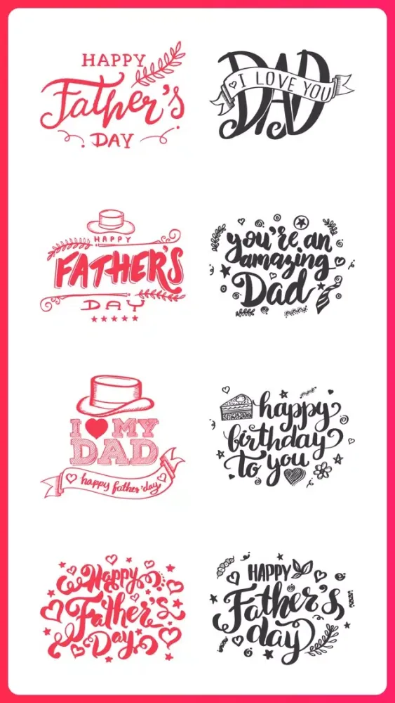Happy Father's Day Emoji App Screenshots