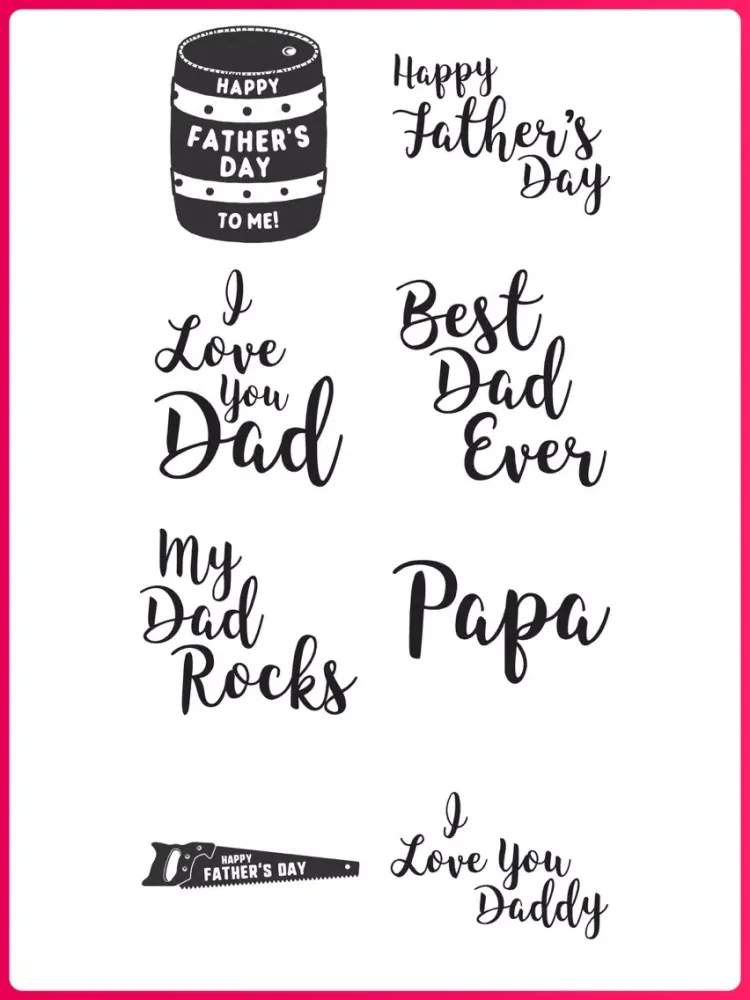 Happy Father's Day Sticker Emo iPad  스크린샷