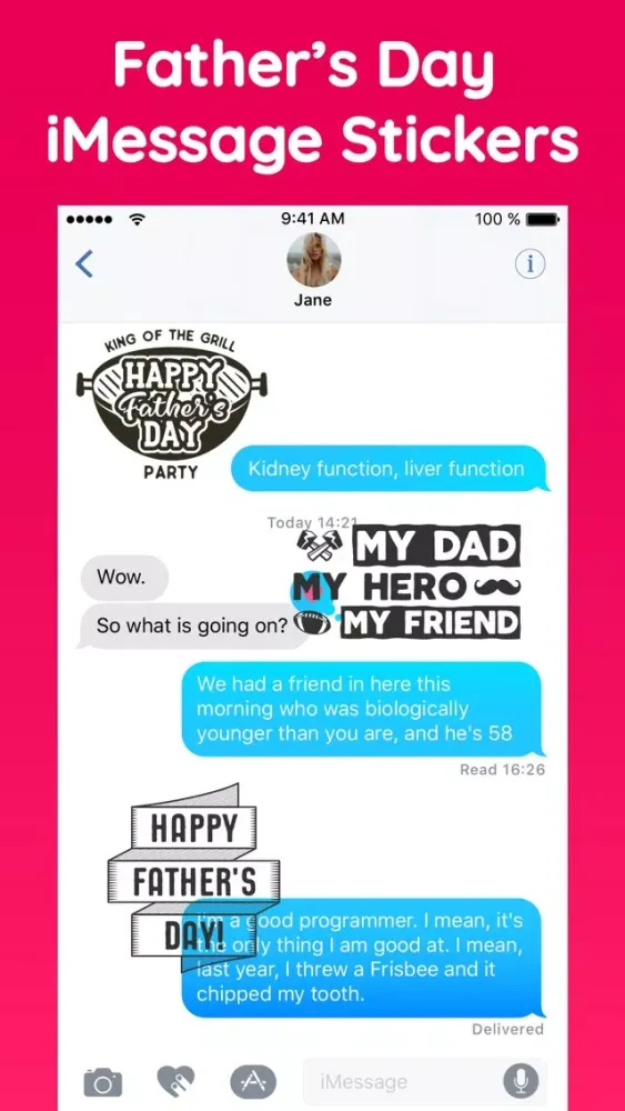 Happy Father's Day Sticker Emo 스크린샷