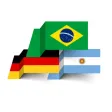 World Soccer Team Flags 2018
