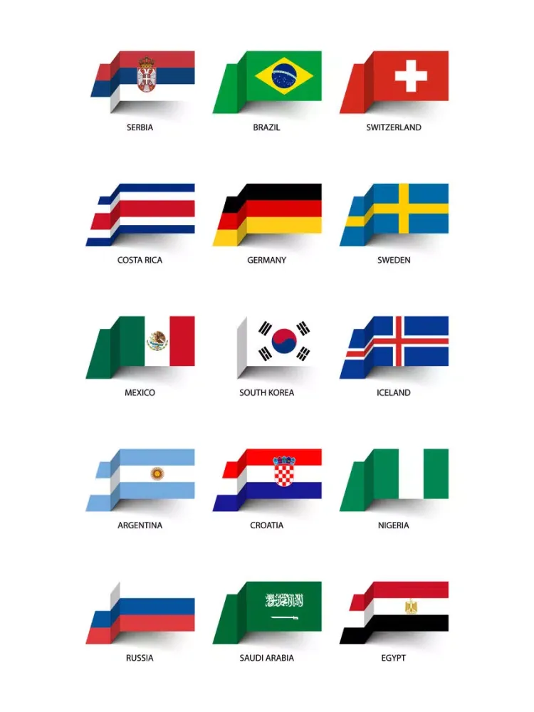 Capturas de tela do World Soccer Team Flags 2018 iPad 