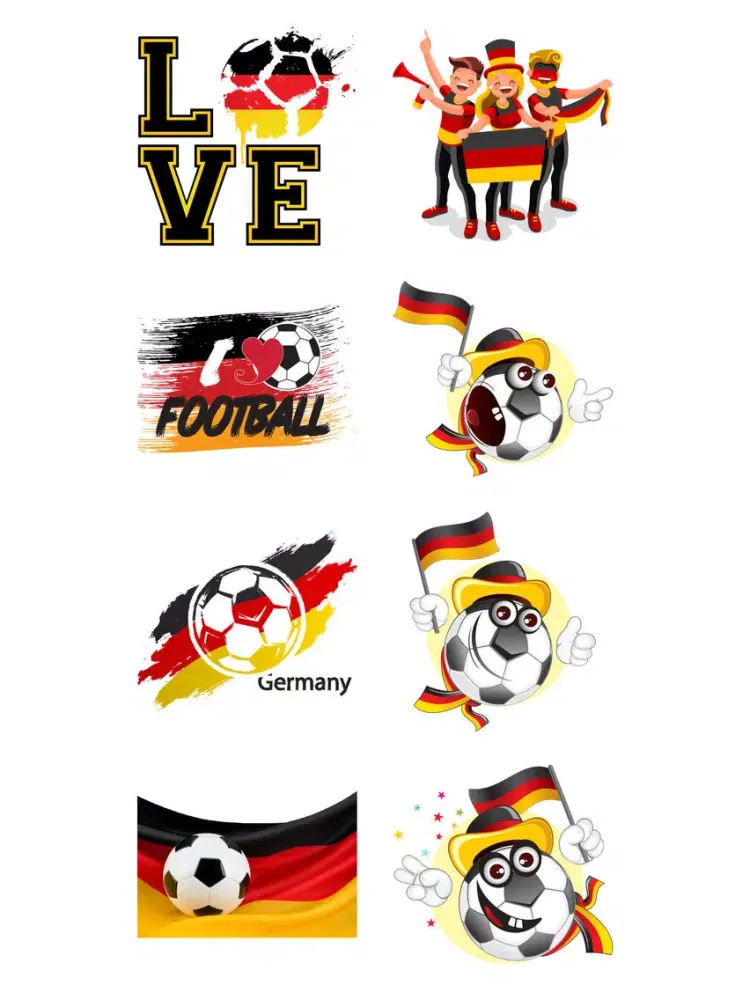 Captures d'écran de Germany Football Fans Stickers iPad 