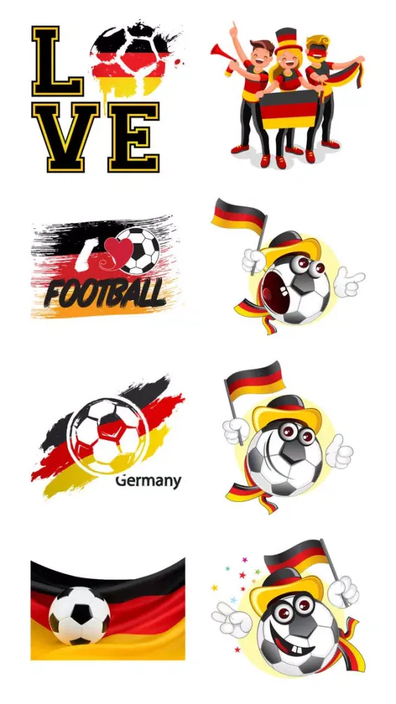 Captures d'écran de Germany Football Fans Stickers