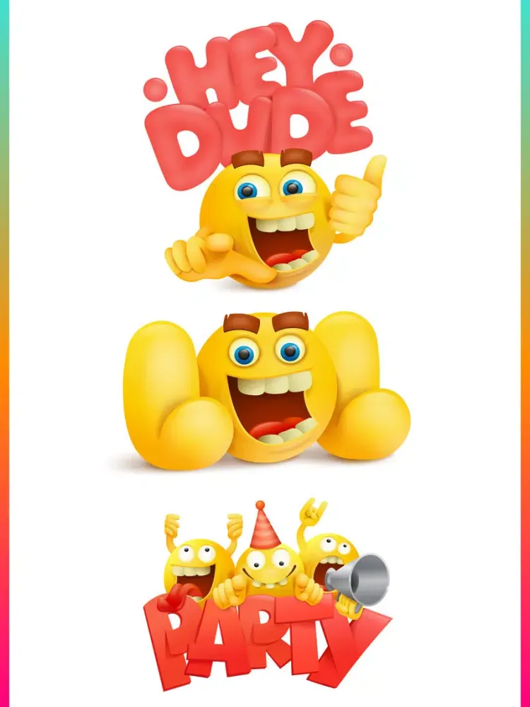 FunMoji 3D Emoji Text Stickers iPad  سکرین شاٹس
