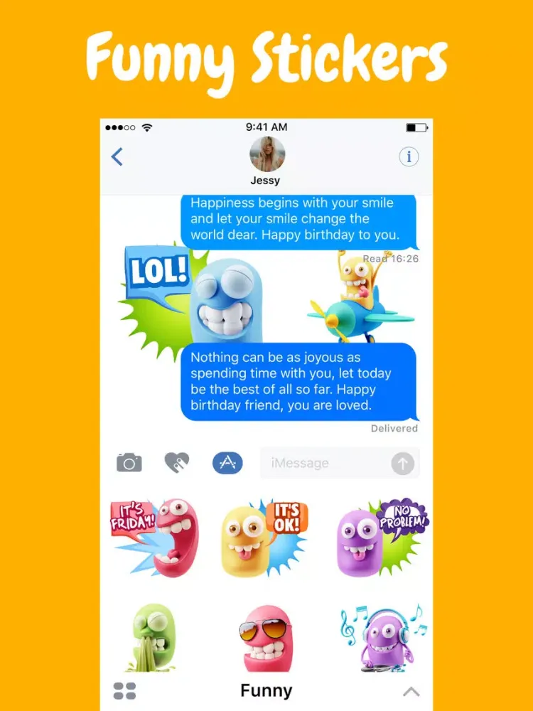 Capturas de tela do Morty the Weirdo Funny Emojis iPad 