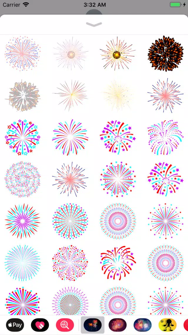 Animated Fireworks Festive App سکرین شاٹس