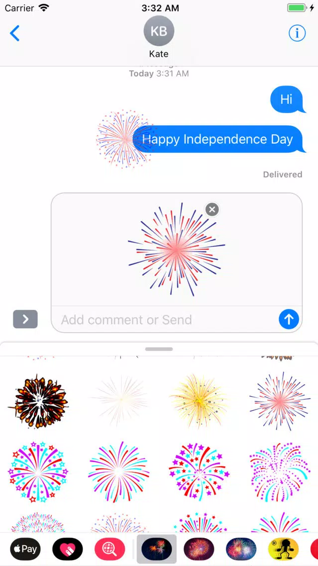 Animated Fireworks Festive App سکرین شاٹس