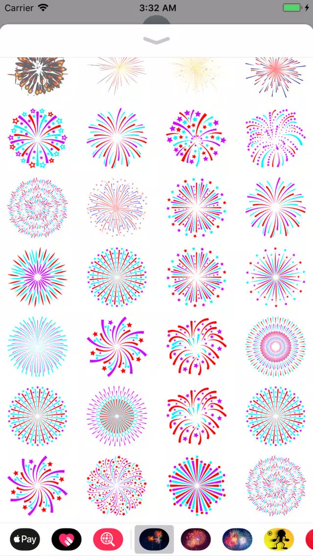 Animated Fireworks Festive App سکرین شاٹس