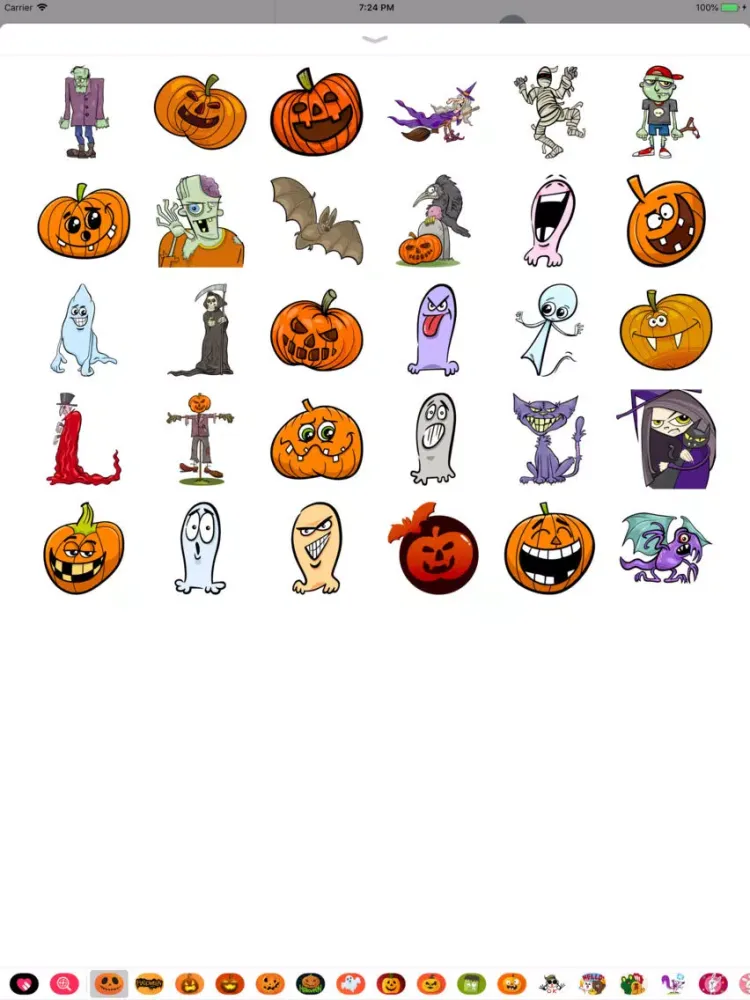 Ảnh chụp màn hình của Happy Halloween Frightful Emo iPad 