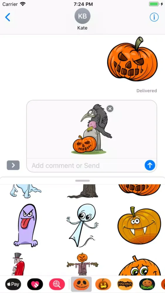 Ảnh chụp màn hình của Happy Halloween Frightful Emo