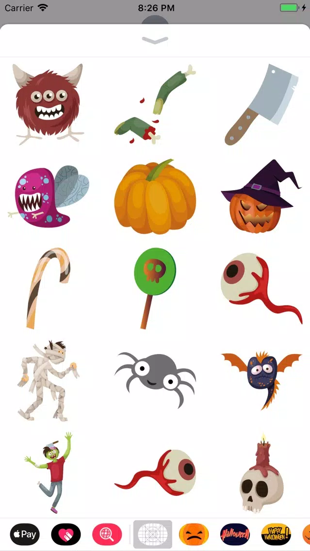 Happy Halloween Evil Sticker Screenshots