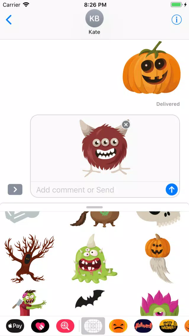 Happy Halloween Evil Sticker Screenshots