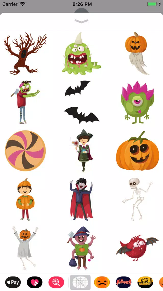 Happy Halloween Evil Sticker Screenshots