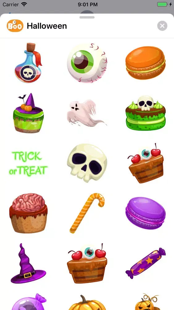 Happy Halloween Boo Sticker · Screenshots