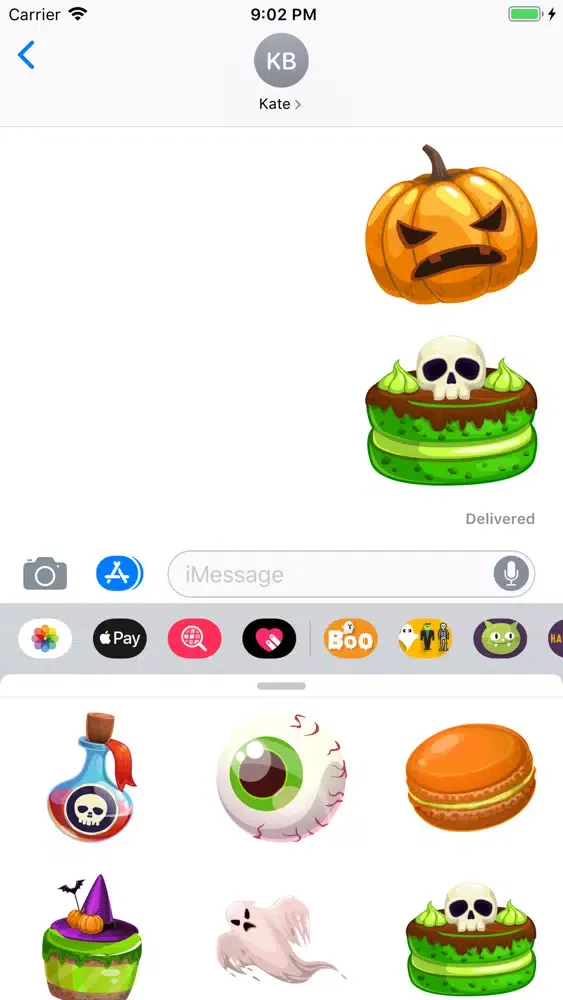 Happy Halloween Boo Sticker · Screenshots