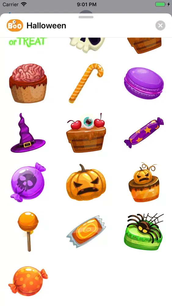 Happy Halloween Boo Sticker · Screenshots