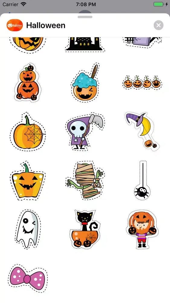 Halloween Stickers & Pumpkins Screenshots