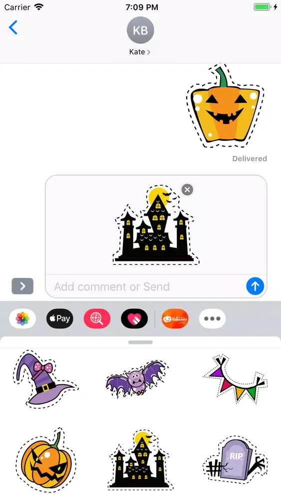 Halloween Stickers & Pumpkins Screenshots