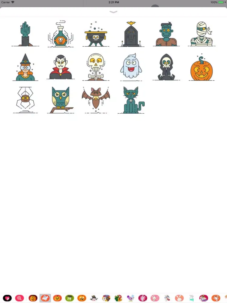 Happy Halloween Ghostly Emojis iPad  Ekran Görüntüleri