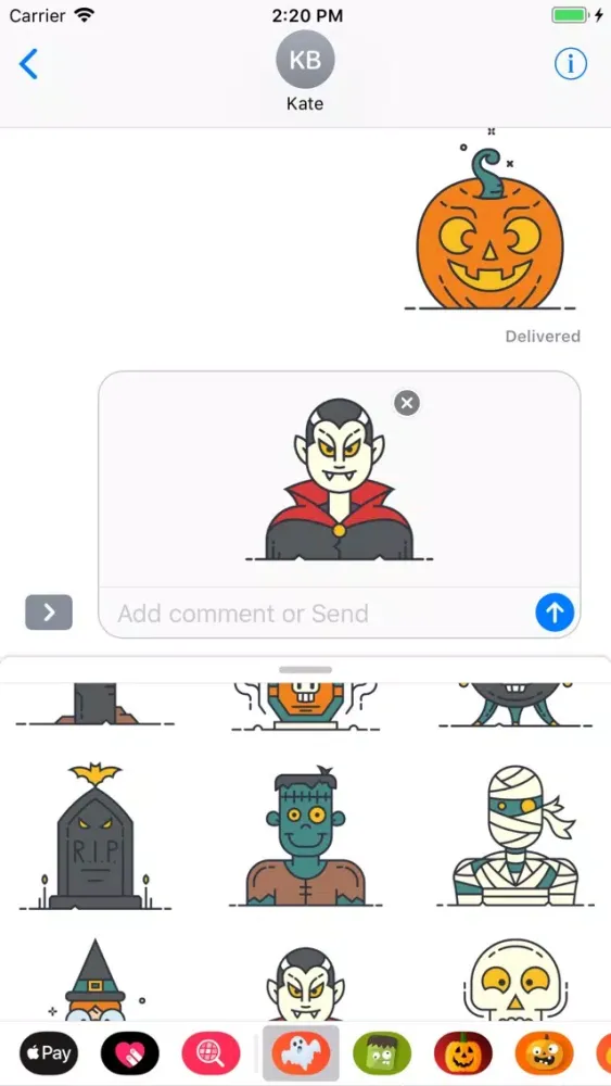 Happy Halloween Ghostly Emojis Ekran Görüntüleri