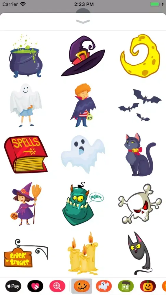 Happy Halloween Pumpkin Emotes應用截圖