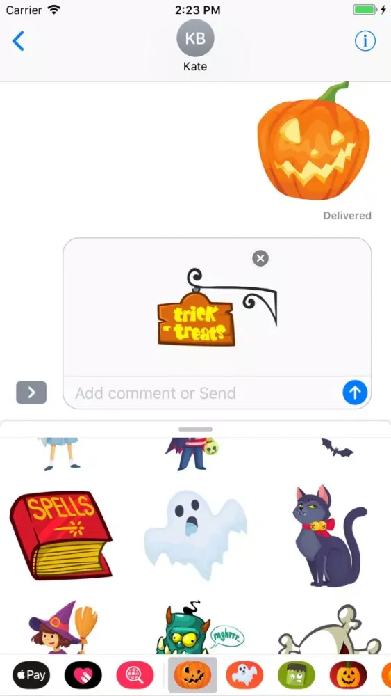 Happy Halloween Pumpkin Emotes應用截圖