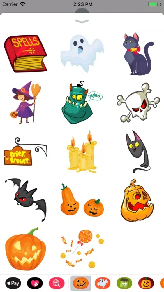 Happy Halloween Pumpkin Emotes應用截圖