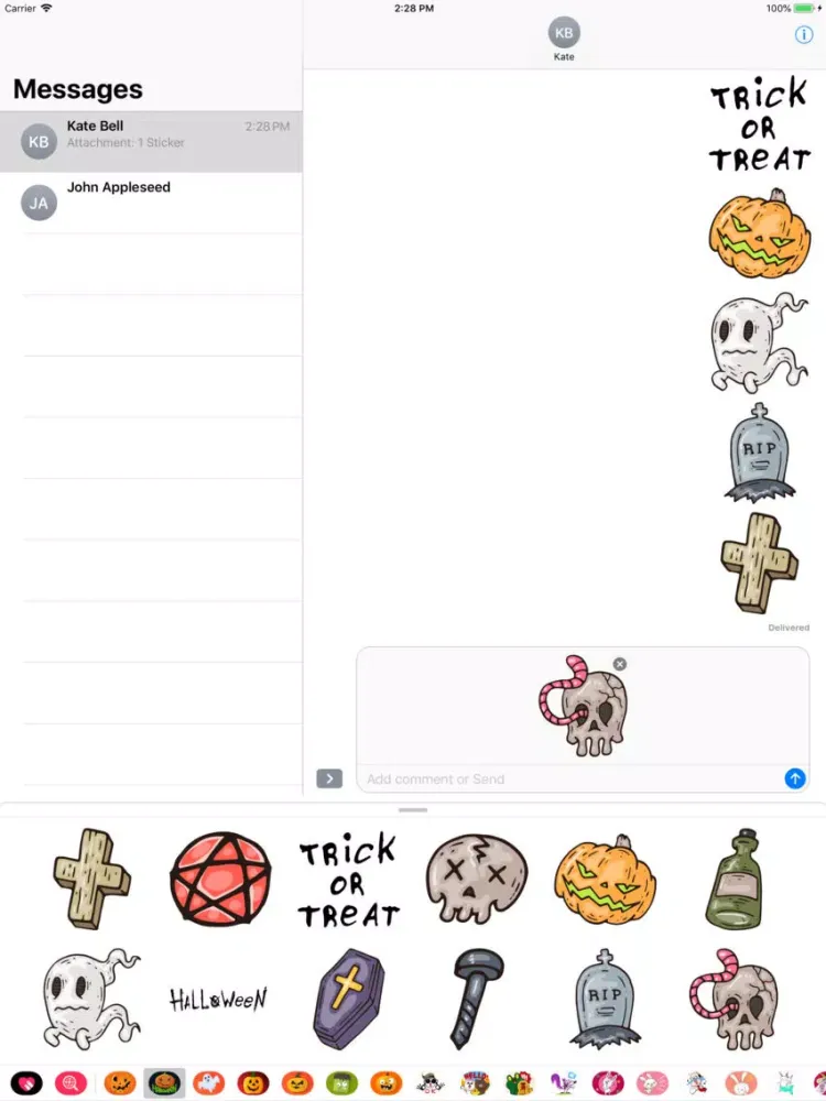 Скриншоты Happy Halloween Terrifying Emo iPad 