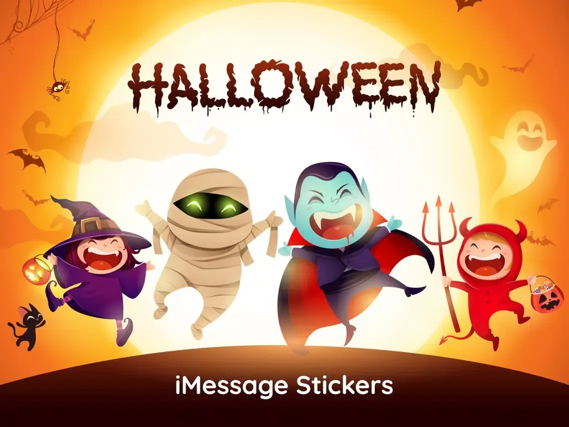 Halloween 100+ Stickers Party iPad  Ekran Görüntüleri