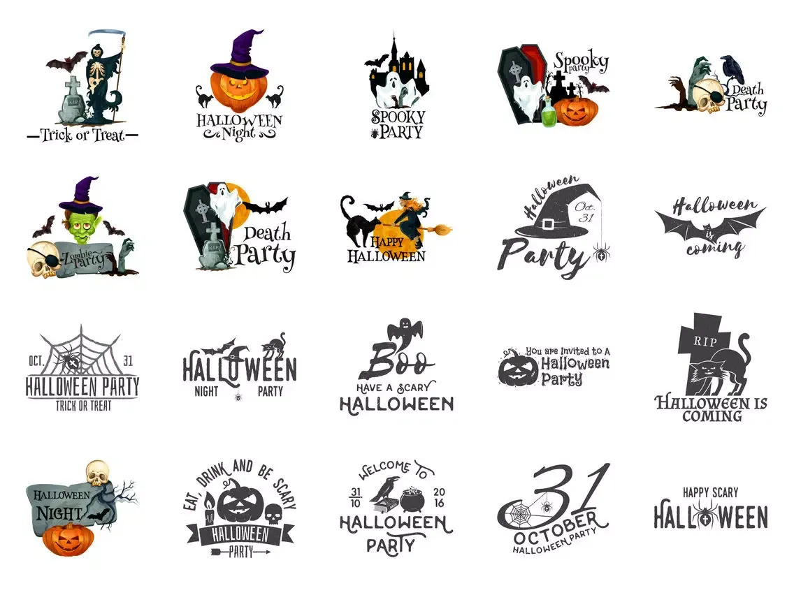 Halloween 100+ Stickers Party iPad  Ekran Görüntüleri