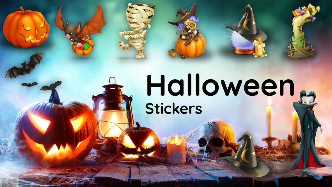 Halloween 100+ Stickers Party Ekran Görüntüleri