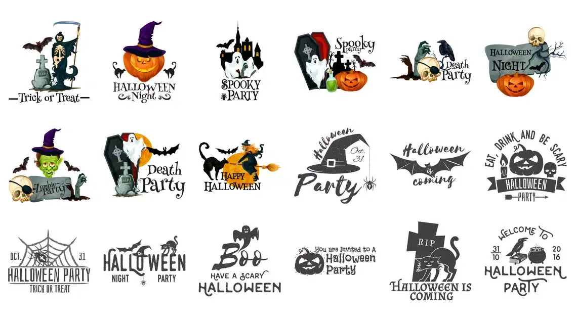 Halloween 100+ Stickers Party Ekran Görüntüleri