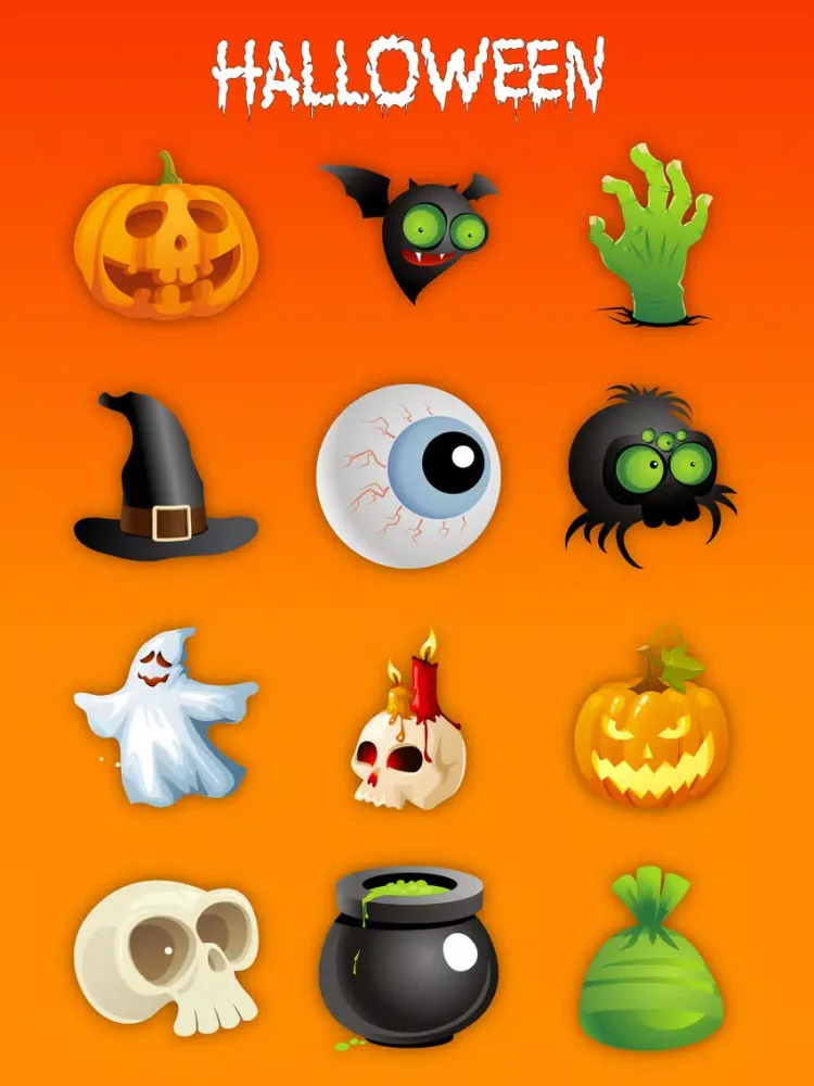 صور Halloween Party Emoji Stickers iPad 