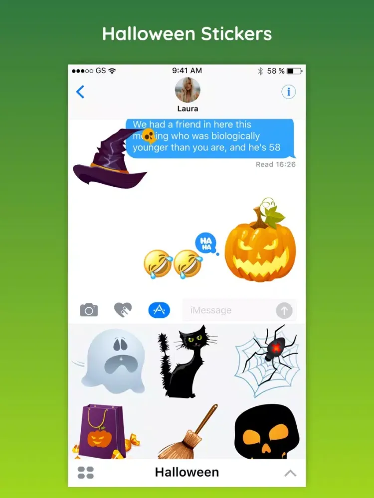 صور Halloween Party Emoji Stickers iPad 