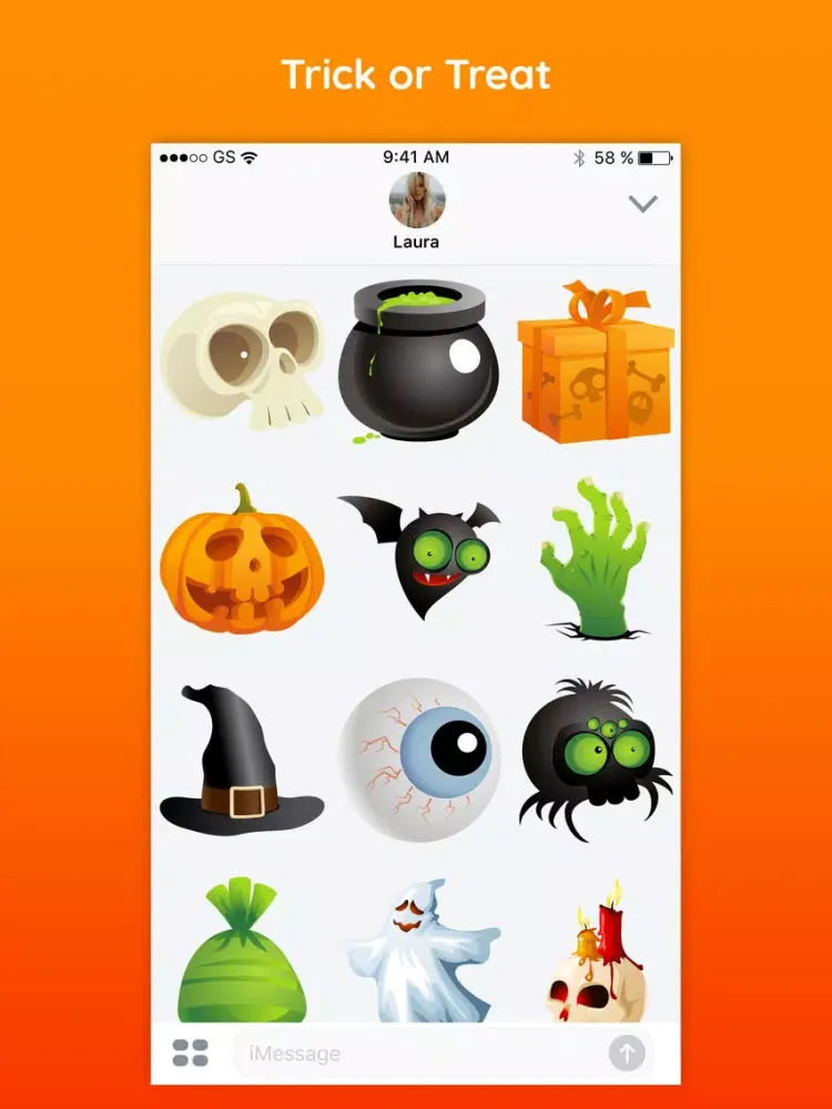 صور Halloween Party Emoji Stickers iPad 