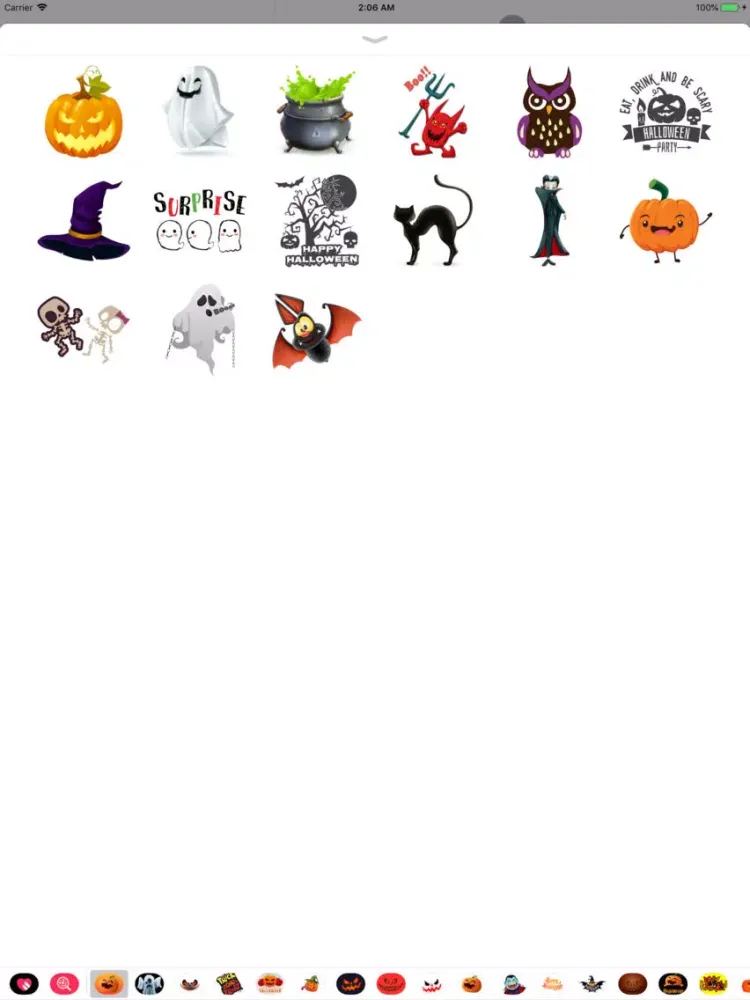 تصاویر Happy Halloween Wizard Sticker iPad 