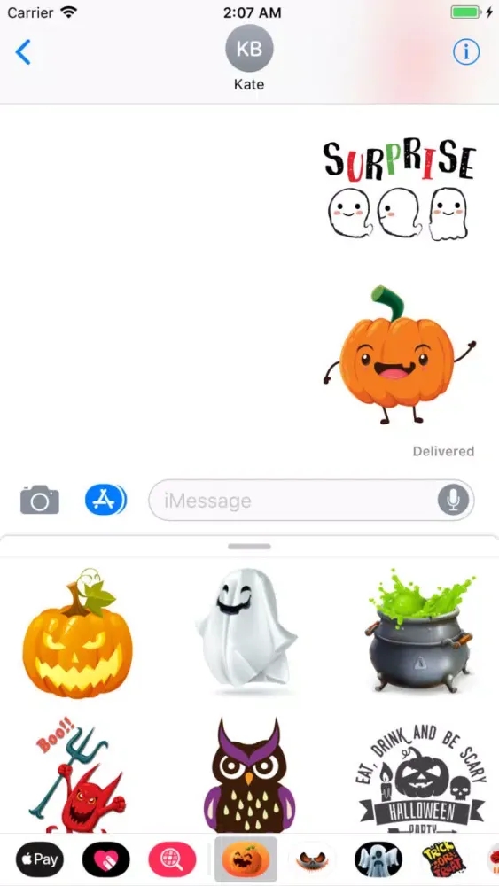 تصاویر Happy Halloween Wizard Sticker