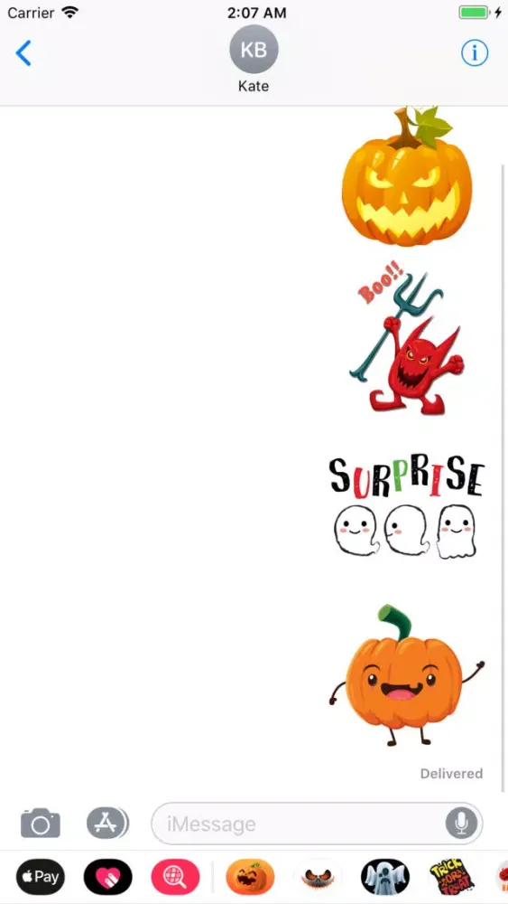 تصاویر Happy Halloween Wizard Sticker