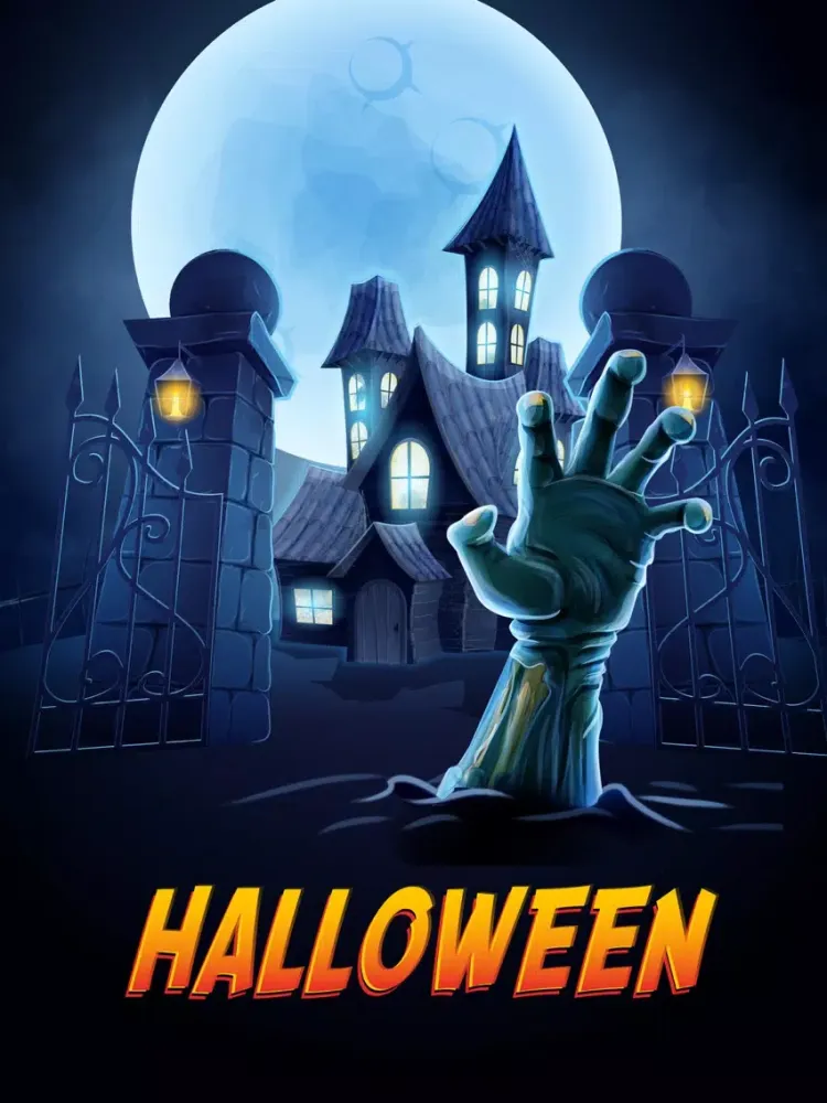 Tangkapan layar Happy Halloween Emo Sticker IM iPad 