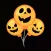 Hollow Halloween Emoji Sticker